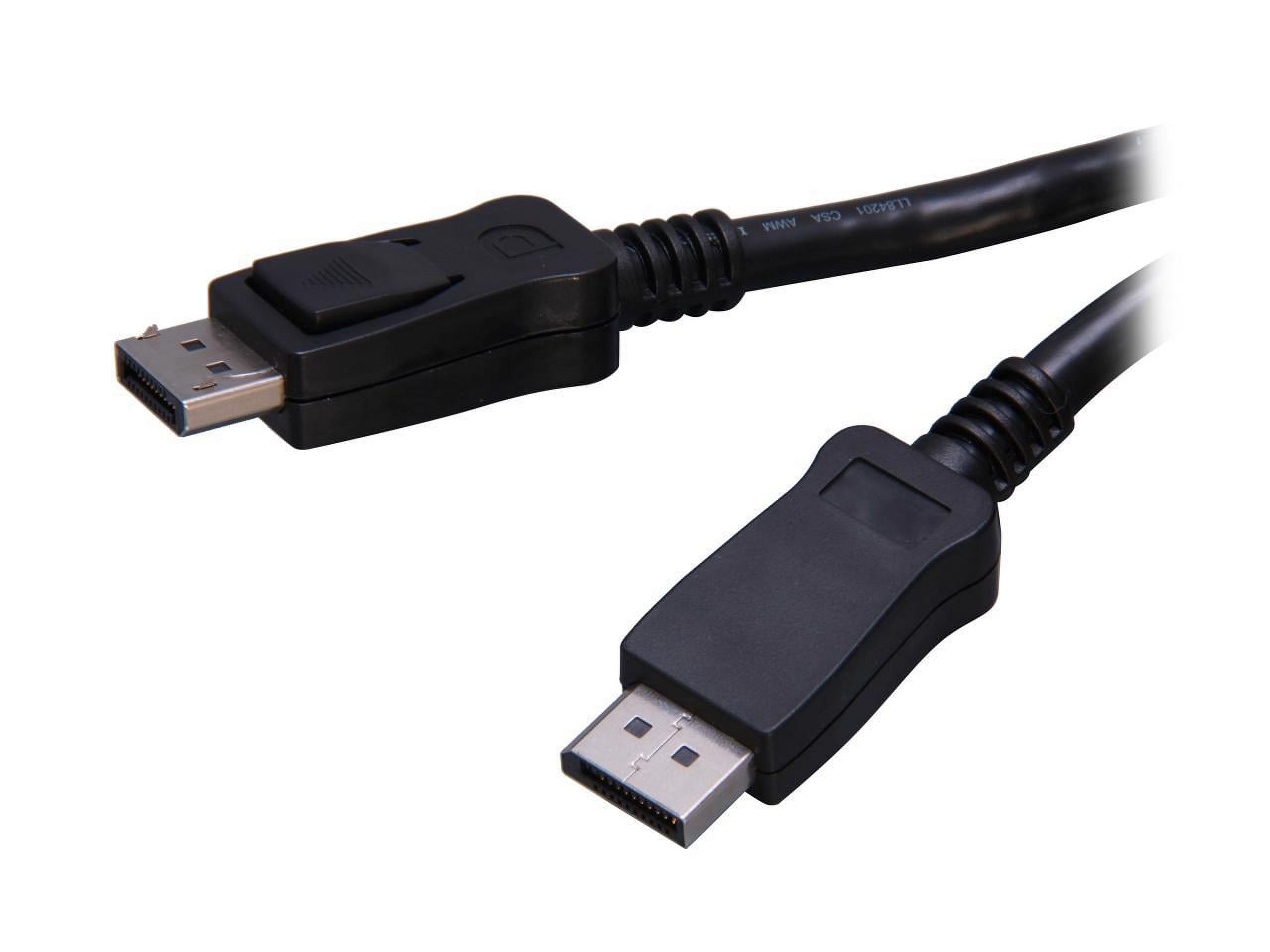 StarTech.com DISPLPORT15L DisplayPort Cable - 15 ft. - with Latches - 4K DisplayPort to DisplayPort Cable - DP Cable - DisplayPort 1.2 Cable - image 1 of 3