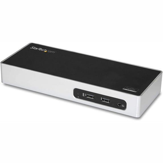 StarTech.com DK30ADD USB 3.0 Dual Monitor Docking Station / Mac & Windows / USB to HDMI / USB to VGA or DVI / Port Replicator / 6 x USB 3.0