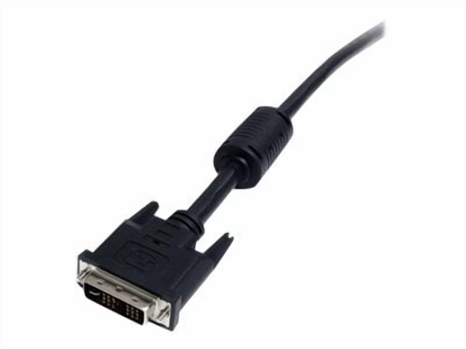 StarTech.com DVIISMM6 Black Male to Male DVI-I Single Link Digital Analog Monitor Cable