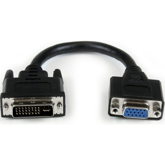 StarTech 8in DVI to VGA Cable Adapter - DVI-I Male to VGA Female (DVIVGAMF8IN)