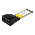 thumbnail image 1 of StarTech.com Dual Port ExpressCard Gigabit Laptop Ethernet NIC Network Adapter Card - Network adapter - ExpressCard - Gigabit Ethernet x 2, 1 of 4