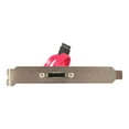 thumbnail image 1 of Startech 1 Port Sata To Esata Slot Plate Bracket - 1 X Esata - 1 X Male Sata - 1ft (esataplate1), 1 of 3