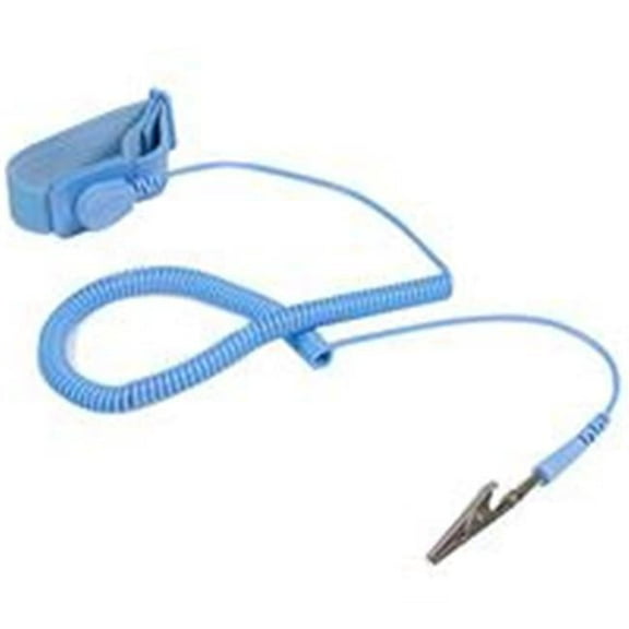 StarTech.com ESD Anti Static Wrist Strap Band with Grounding Wire - Blue