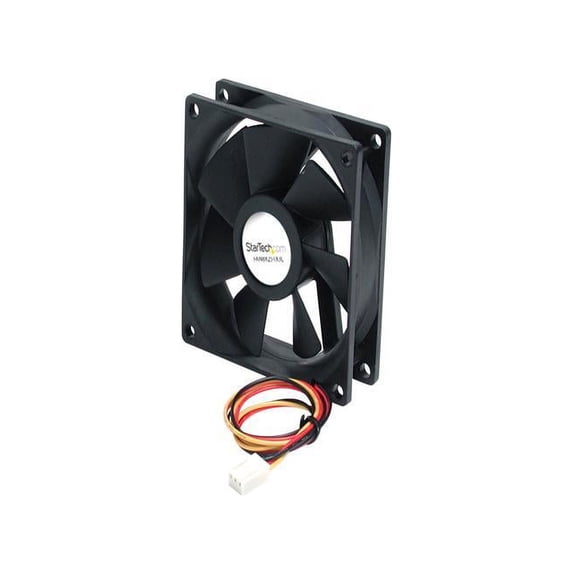 StarTech 80x25mm Ball Bearing Quiet Computer Case Fan w/ TX3 Connector - Fan Kit (FAN8X25TX3L)