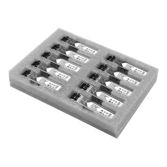 StarTech Cisco GLC-SX-MM Compatible Gb Fiber SFP Transceiver Module - 10 Pk