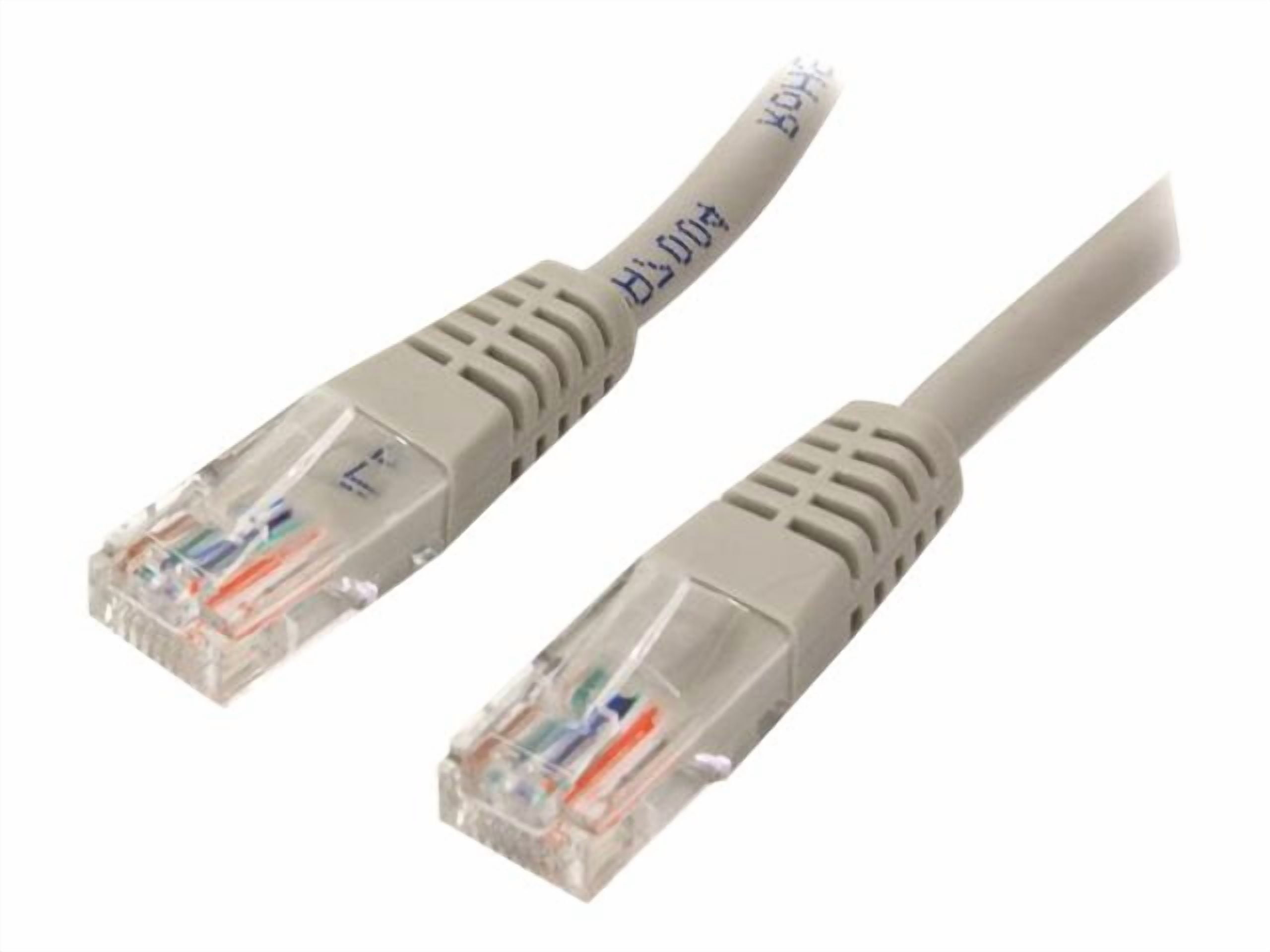 StarTech.com Gray Molded RJ45 UTP Cat 5e Patch Cable - 2 Feet (M45PATCH2GR)