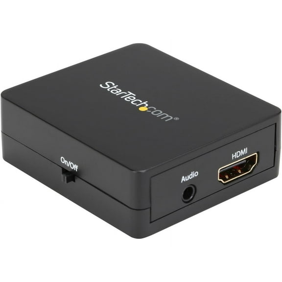 StarTech.com HDMI Audio Extractor, HDMI to 3.5mm Audio Converter, 2.1 Stereo Audio, 1080p