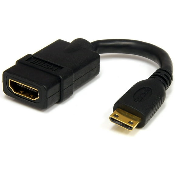 StarTech 5in High Speed HDMI Adapter Cable - HDMI to HDMI Mini- F/M