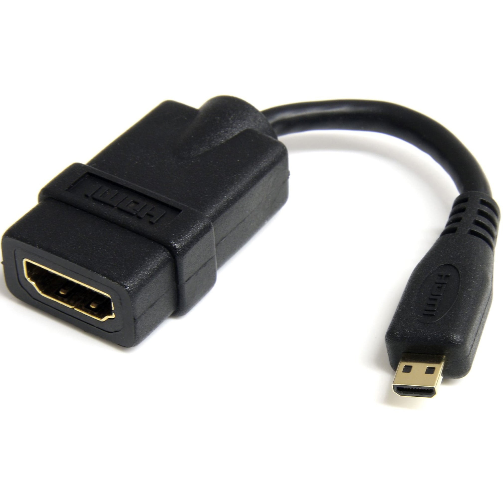 StarTech.com HDADFM5IN No 5in High Speed HDMI Adapter Cable with Ethernet to HDMI Micro - F/M