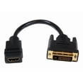 thumbnail image 1 of StarTech 8in HDMI to DVI-D Video Cable Adapter - HDMI Female to DVI Male, 1 of 4