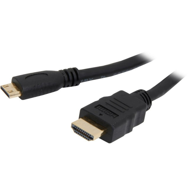 StarTech.com HDMIACMM6 6 ft. Black HDMI to Mini HDMI HDMI to Mini HDMI Cable for Digital Video Male to Male