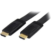 Startech 15 ft Flat High Speed HDMI Cable with Ethernet - Ultra HD 4k x 2k HDMI Cable - HDMI to HDMI M/M - HDMI for Audio/Video Device