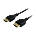 thumbnail image 1 of StarTech.com HDMIMM6HSS 6 ft. Black Slim High Speed HDMI Cable with Ethernet Male to Male, 1 of 2