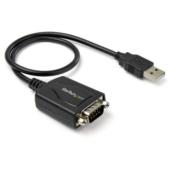 Startech Startech 1 Port Professional USB to RS-232 Serial Adapter Cable - COM Retention - Serial adapter - USB - RS-232 - black - 1 x Type A Male USB - 1 x DB-9 Male Serial - Black