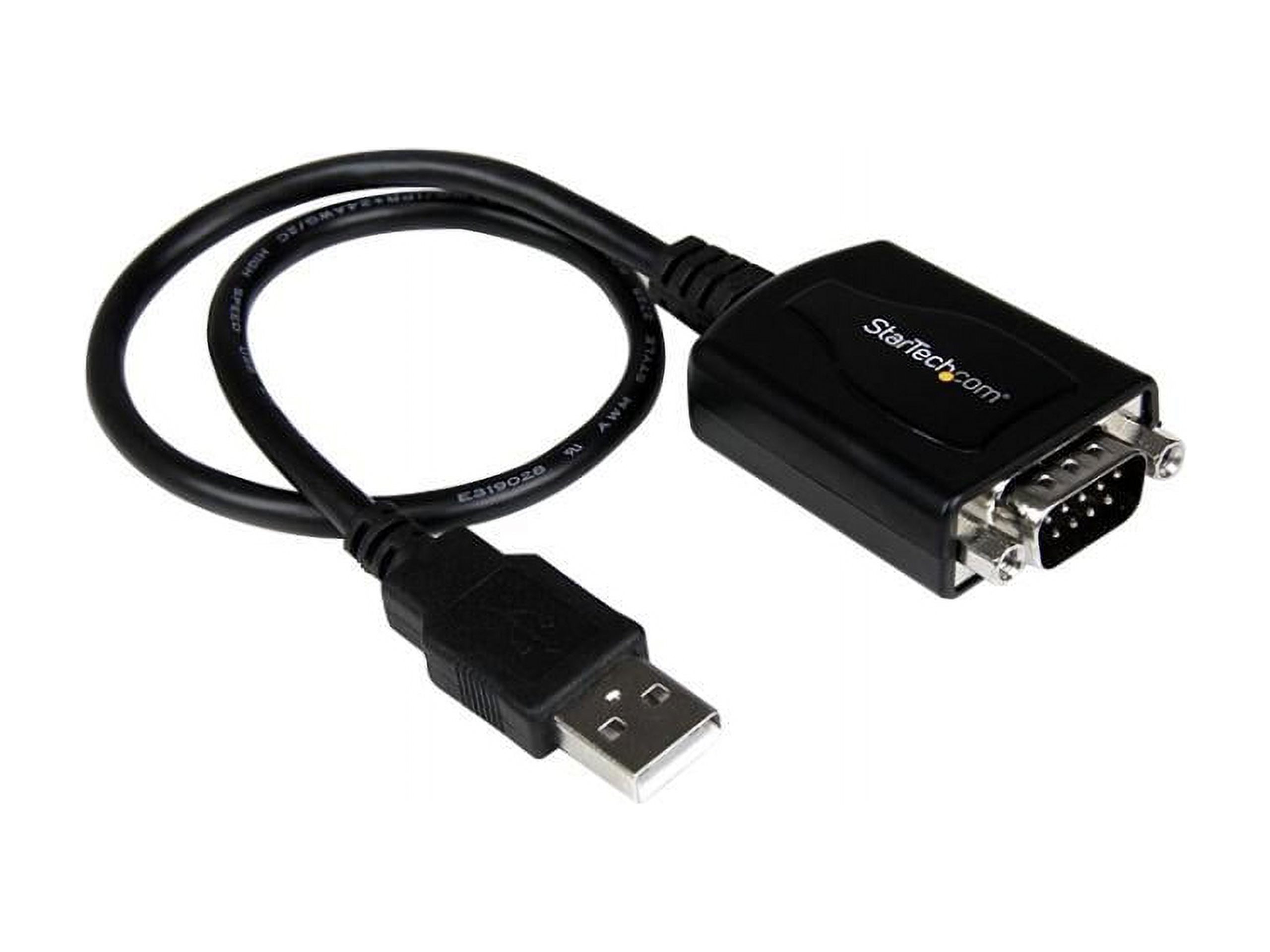 StarTech.com ICUSB232PRO USB to Serial Adapter - Prolific PL-2303 - COM Port Retention - USB to RS232 Adapter Cable - USB Serial - image 1 of 4