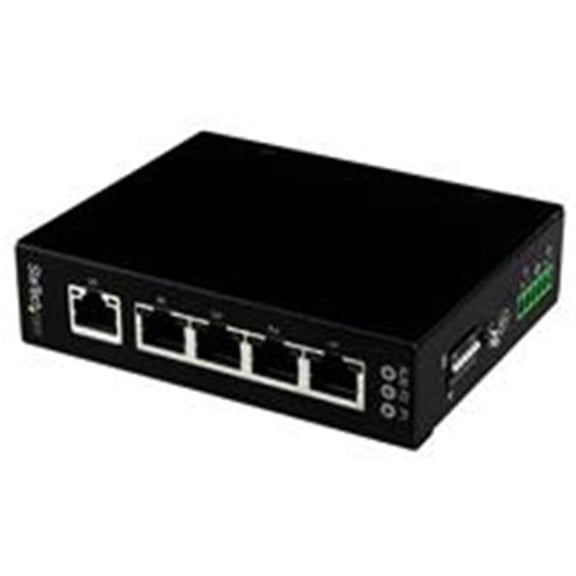 StarTech.com IES51000 5 Port Unmanaged Industrial Gigabit Ethernet Switch DIN