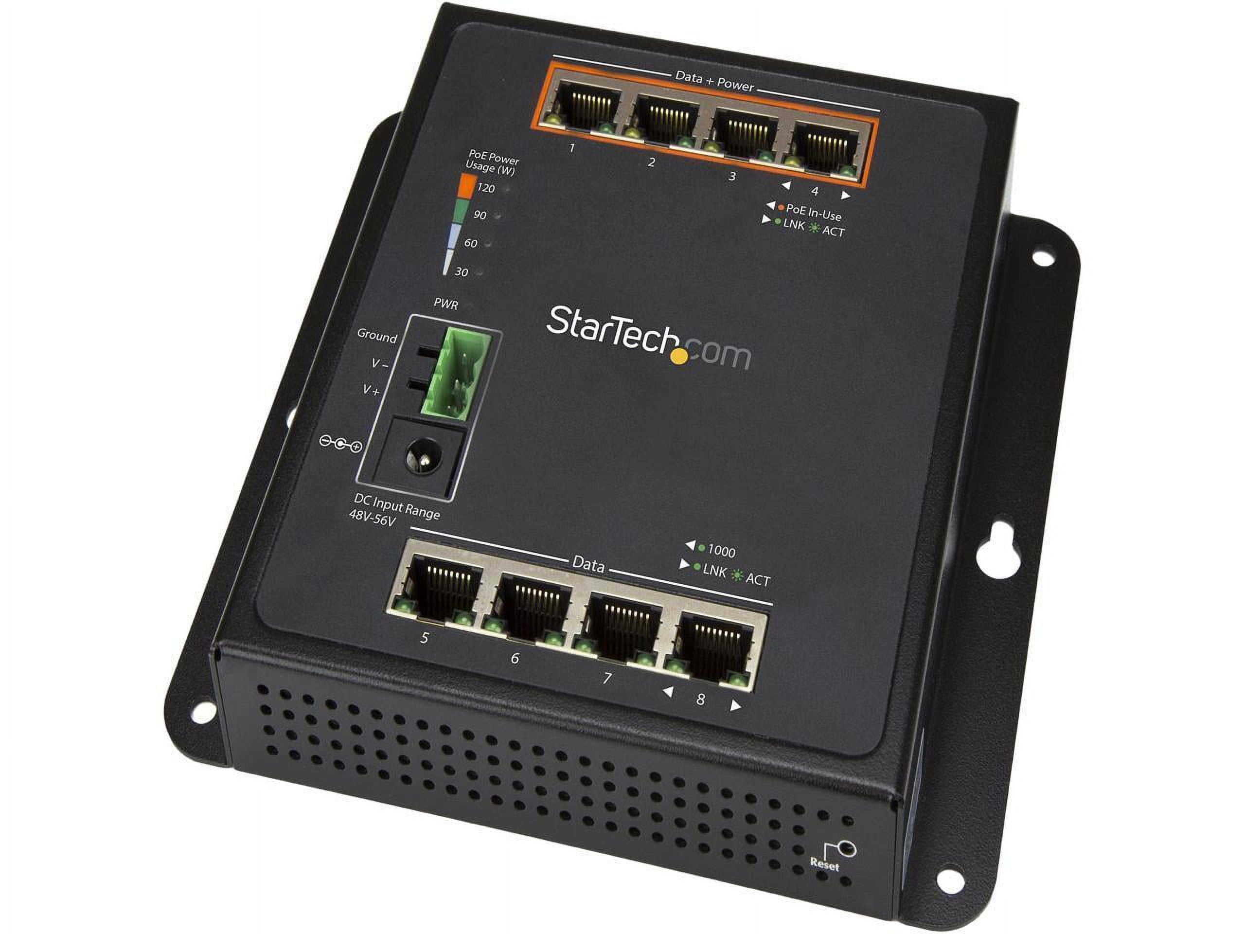 StarTech 8-Port (4 PoE+) Gigabit Ethernet Managed Switch
