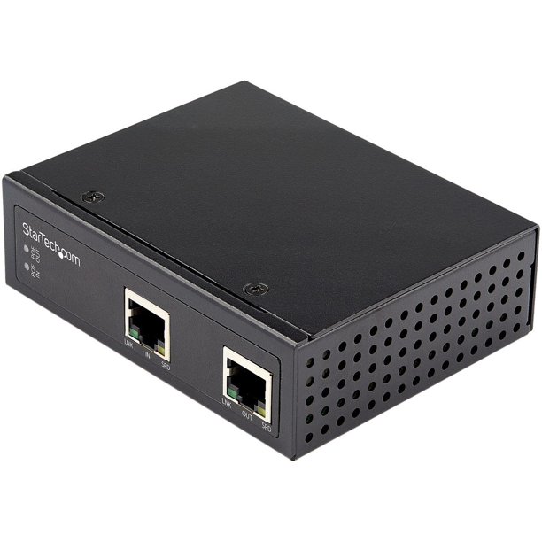 StarTech.com Industrial Gigabit PoE Extender, 60W 802.3bt PoE++ 100m ...