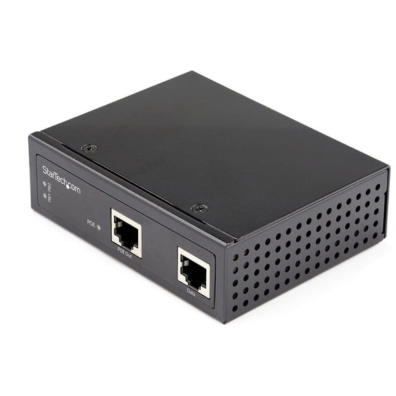 StarTech POEINJ1G90W STARTECH HIGH POWER INDUSTRIAL GIGABIT POE INJECTOR 90W 1 GBPS UP TO 90W MAX W/