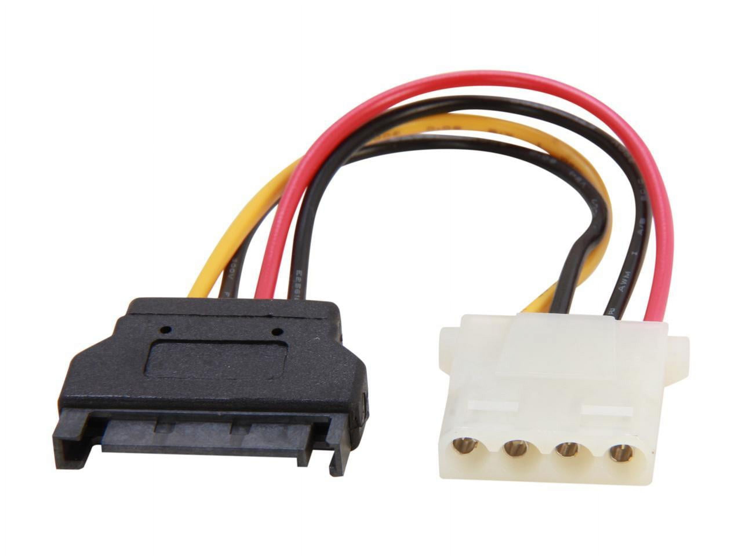 LP4SATAFM6IN 6 in. 6in SATA to LP4 Power Cable Adapter F/M Female to Male