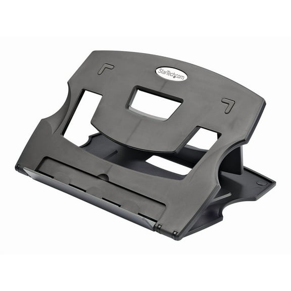 StarTech.com LTRISERP Portable Laptop Stand - Adjustable Laptop Stand - Ergonomic Laptop Desk Stand - Laptop Riser for Desk