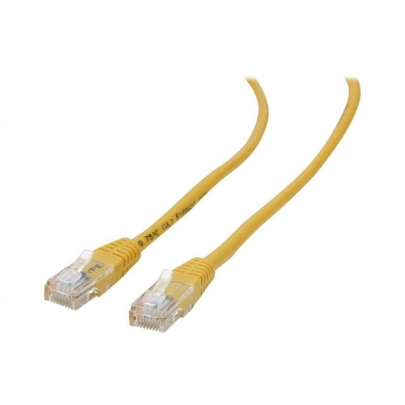 StarTech 10ft Molded Cat5e UTP Patch Cable - Yellow