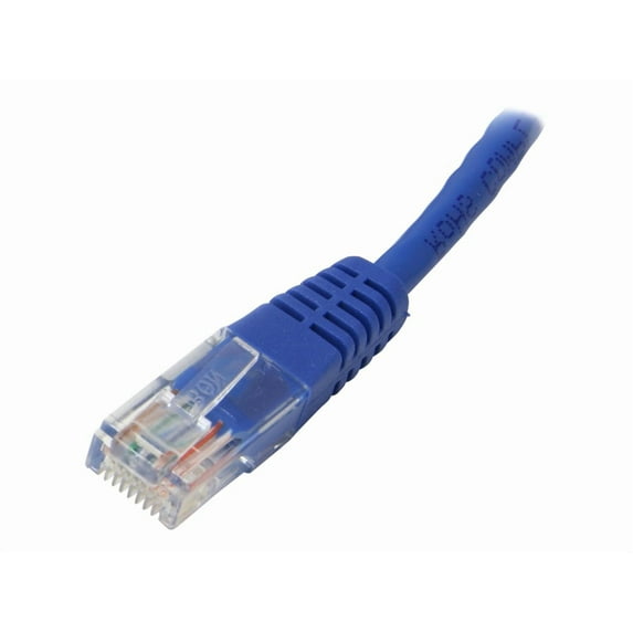 StarTech 2 ft Blue Molded Cat5e UTP Patch Cable