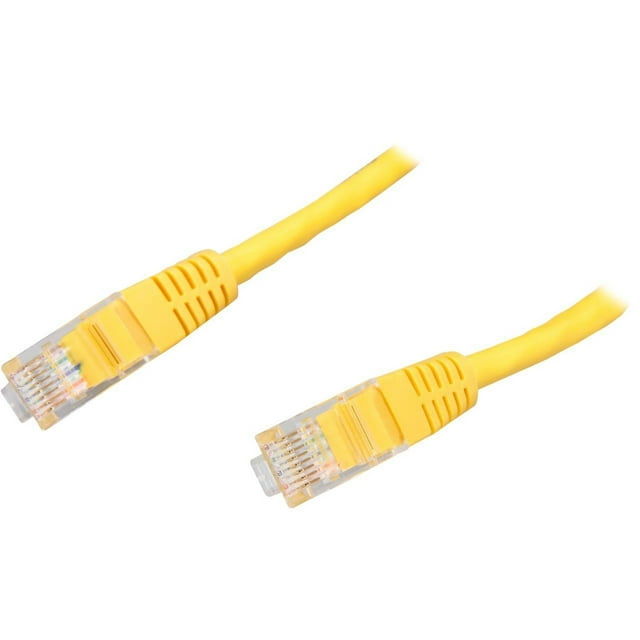 StarTech.com M45PATCH2YL 2 ft. Cat 5E Yellow Molded UTP Patch Cable