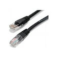 thumbnail image 1 of StarTech.com 50 ft Black Cat5e / Cat 5 Molded Patch Cable 50ft - Patch cable - RJ-45 (M) to RJ-45 (M) - 50 ft - UTP - CAT 5e - molded - black - for P/N: NETRS232, 1 of 8
