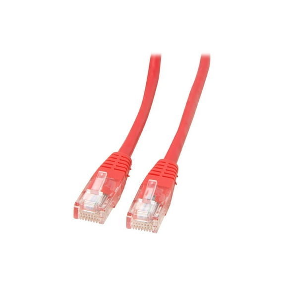 StarTech 6 ft Red Molded Cat5e UTP Patch Cable - Red