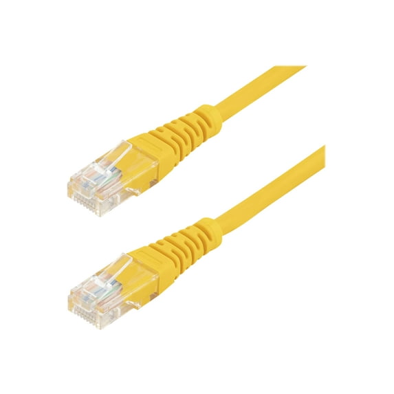 StarTech 6 ft Cat5e Snagless UTP Network Patch Cable Yellow M45PATCH6YL