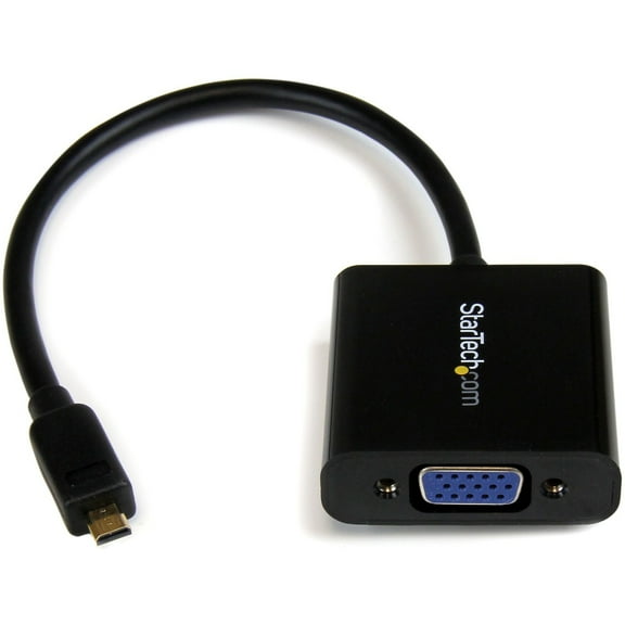 StarTech.com MCHD2VGAE2 Micro HDMI to VGA Adapter Converter for Smartphones / Ultrabook / Tablet - 1 pack