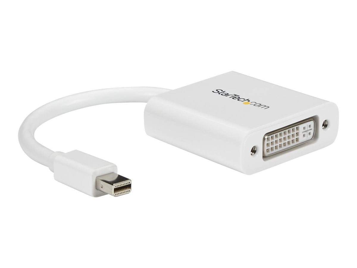 StarTech.com MDP2DVIW Mini DisplayPort to DVI Video Adapter Converter - White
