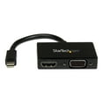 thumbnail image 1 of StarTech 2-in-1 Mini DisplayPort to HDMI or VGA Travel A/V Adapter Converter, Black, 1 of 6