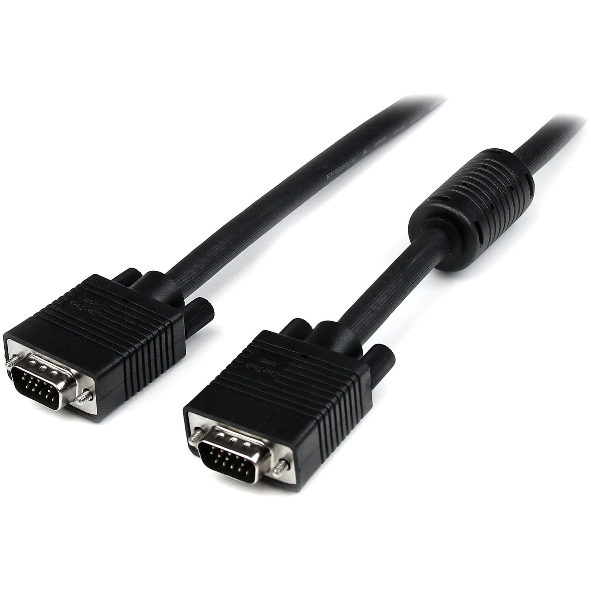 StarTech.com MXT101MMHQ1 1 ft. Coax High Resolution VGA Monitor Cable - HD15 M/M