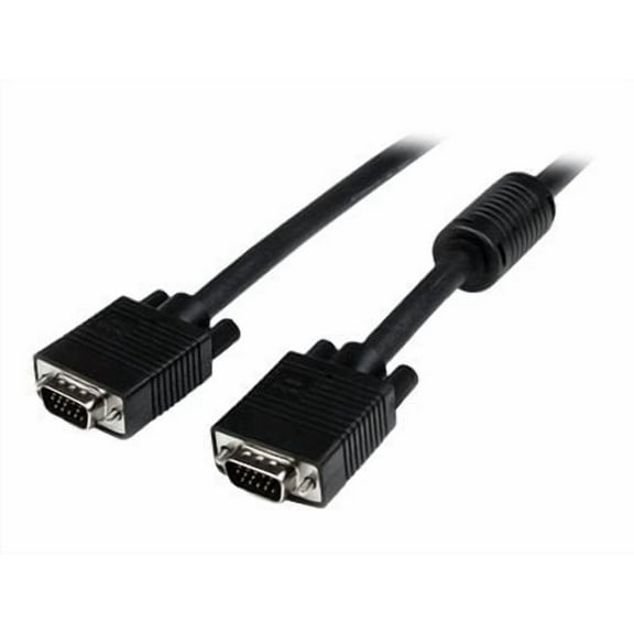 StarTech 10' Coax High Resolution Monitor VGA Cable with 15 Pin High Density D-Sub Male Connectors, 28 AWG