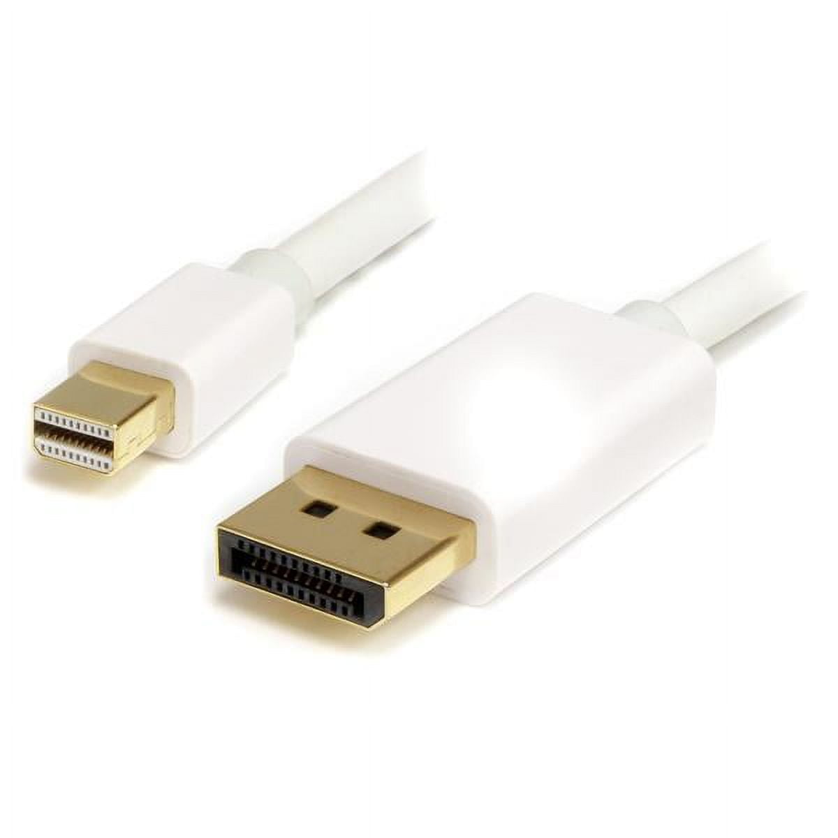 StarTech.com Model MDP2DPMM3MW Mini DisplayPort to DisplayPort Adapter Cable Male to Male