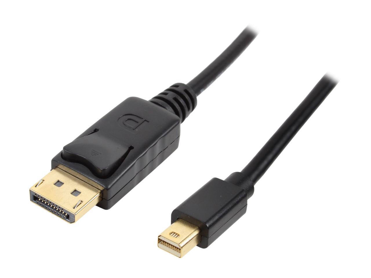 StarTech.com Model MDP2DPMM6 Mini DisplayPort to DisplayPort 1.2 Adapter Cable M/M - DisplayPort 4k Male to Male - image 1 of 3