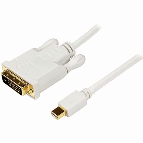 StarTech.com Model MDP2DVIMM6W Mini DisplayPort to DVI Adapter Converter Cable Male to Male