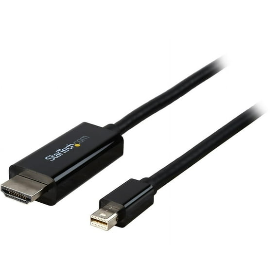 StarTech.com Model MDP2HDMM1MB Mini DisplayPort to HDMI converter cable - 4K Male to Male