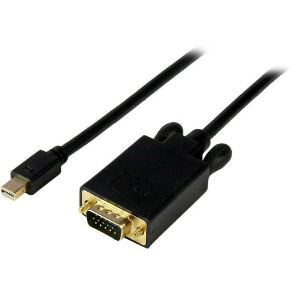StarTech.com Model MDP2VGAMM10B Mini DisplayPort to VGA Adapter Converter Cable 1920 x 1200 Male to Male