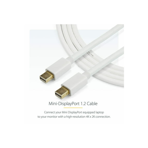 StarTech.com Model MDPMM3MW Mini DisplayPort Cable - M/M