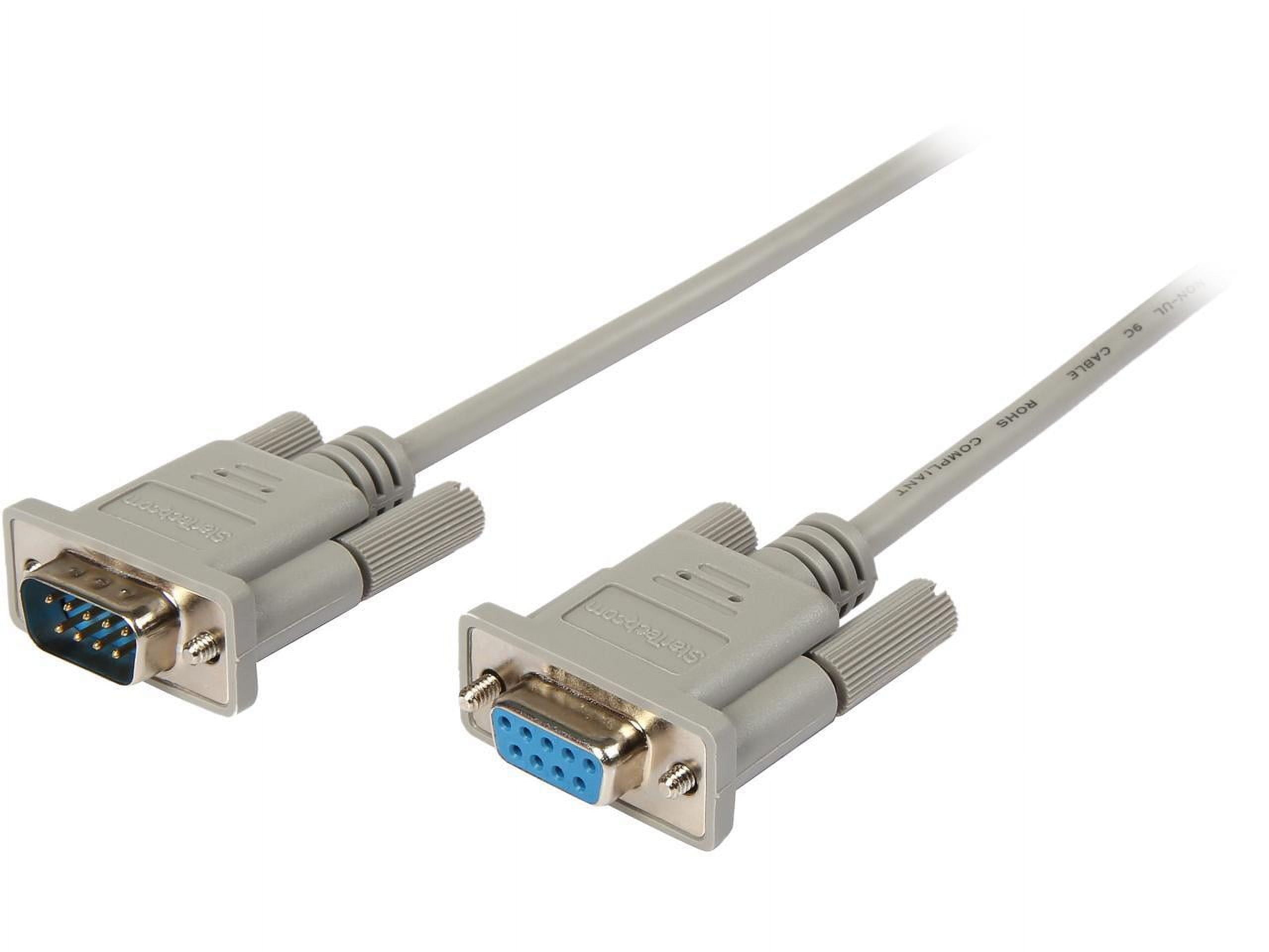 Model MXT106 15 ft. Straight Through Serial Cable DB9 M