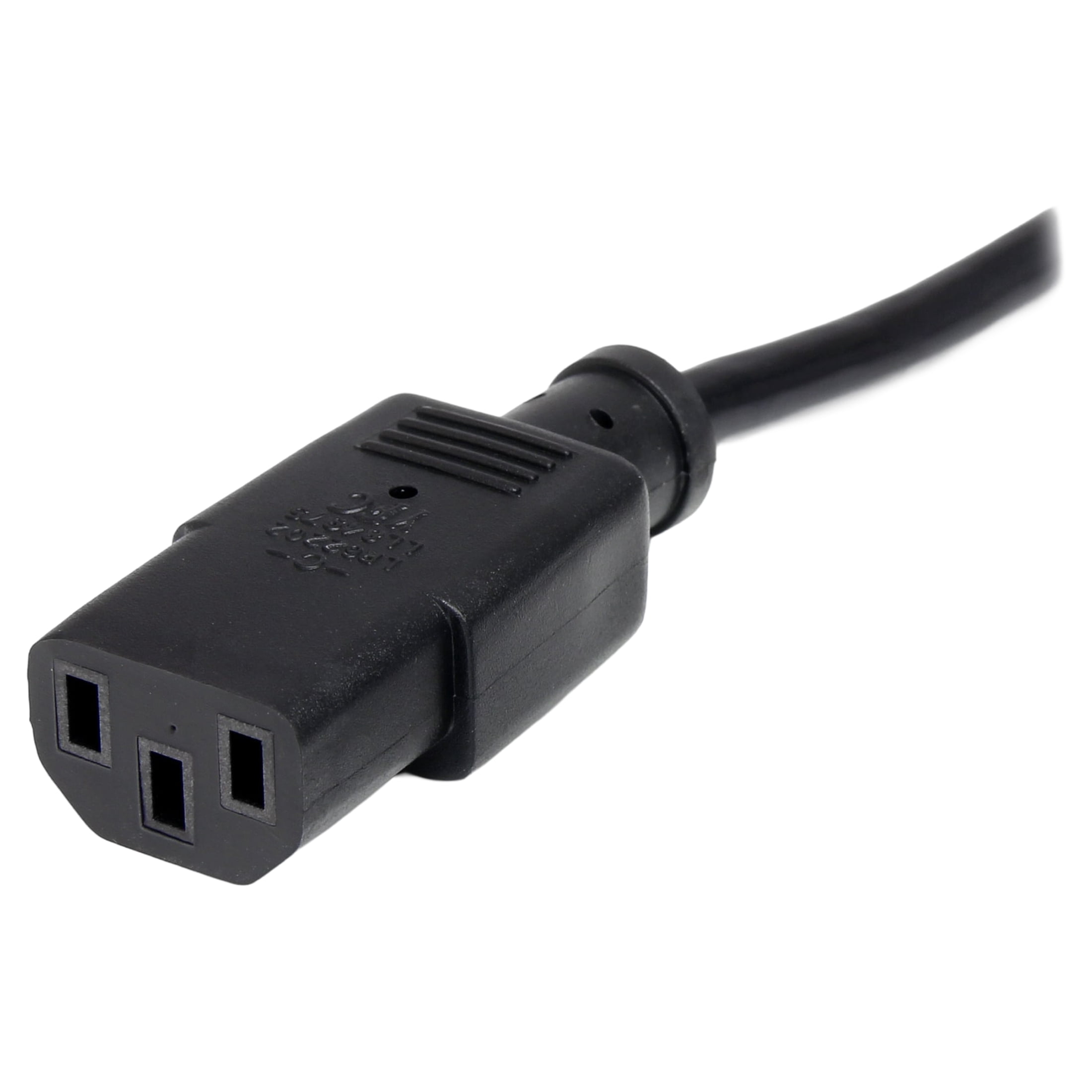 StarTech 20 ft Standard Computer Power Cord,Black