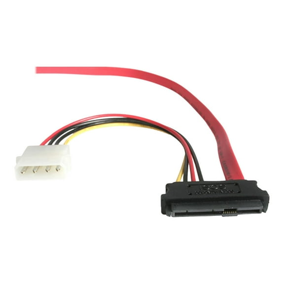 StarTech.com Model SAS729PW18 18" SAS 29 Pin to SATA Cable with LP4 Power