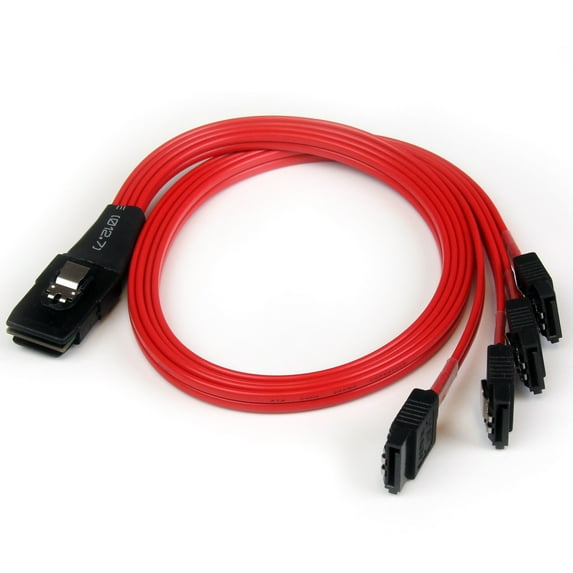 StarTech 50cm SFF-8087 to 4x Internal Mini SAS to SATA Reverse Cable