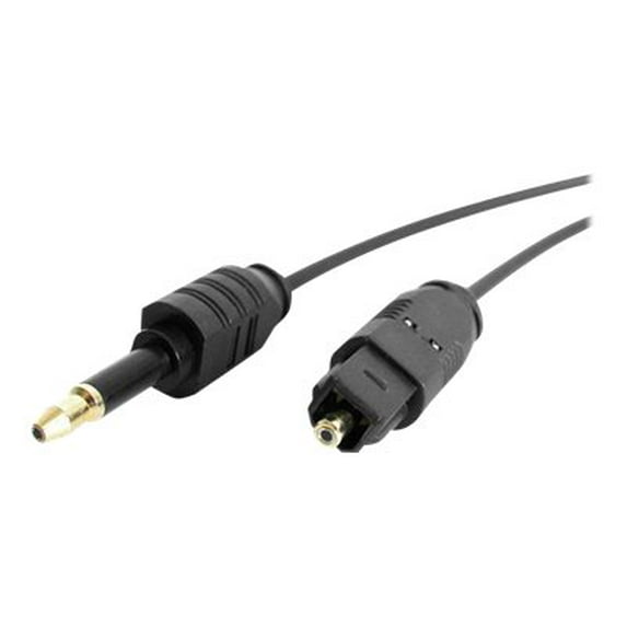 StarTech.com Model THINTOSMIN6 6 ft. Toslink to Mini Digital Optical SPDIF Audio Cable Male to Male