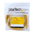 thumbnail image 1 of StarTech 10ft CAT6 Ethernet Cable - Yellow CAT 6 Gigabit Ethernet Wire -250Mhz 100W PoE++ RJ45 UTP Category 6 Network Patch Cord Snagless (N6PATCH10YL), 1 of 13