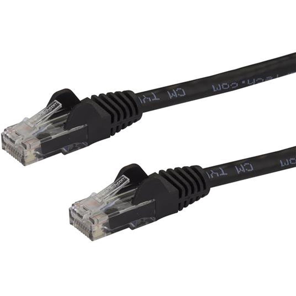 StarTech.com N6PATCH150BK StarTech 150ft CAT6 Ethernet Cable Black CAT 6 Gigabit Ethe