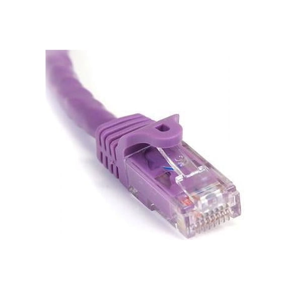 StarTech 35ft CAT6 Ethernet Cable - Purple CAT 6 Gigabit Ethernet Wire - 250Mhz 100W PoE RJ45 UTP Network Patch Cord Snagless with Strain Relief (N6PATCH35PL)